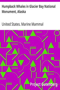 Cover of Humpback Whales in Glacier Bay National Monument, Alaska — Text and Context