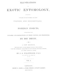 Cover of Illustrations of Exotic Entomology, Volume 1 — Themes and Context