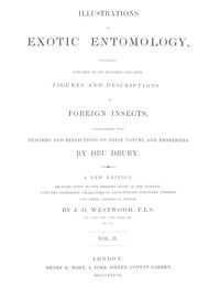 Cover of Illustrations of Exotic Entomology, Volume 2 — Key Ideas to Explore