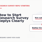 How to Start Research Survey Replys Clearly