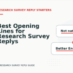 Best Opening Lines for Research Survey Replys