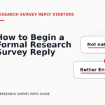 How to Begin a Formal Research Survey Reply