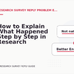 How to Explain What Happened Step by Step in Research Survey Reply English