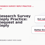 Research Survey Reply Practice: Request and Reply Examples