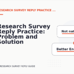 Research Survey Reply Practice: Problem and Solution Replies